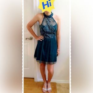 Emerald Green Homecoming Dress/Cocktail Dress- Size 3